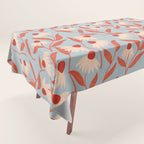 Blue Vase of Daisies Collection Tablecloth Gallery Image 1