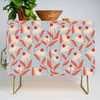 Blue Vase of Daisies Collection Credenza Gallery Image 1