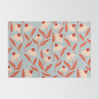 Blue Vase of Daisies Collection Rug Gallery Image 2