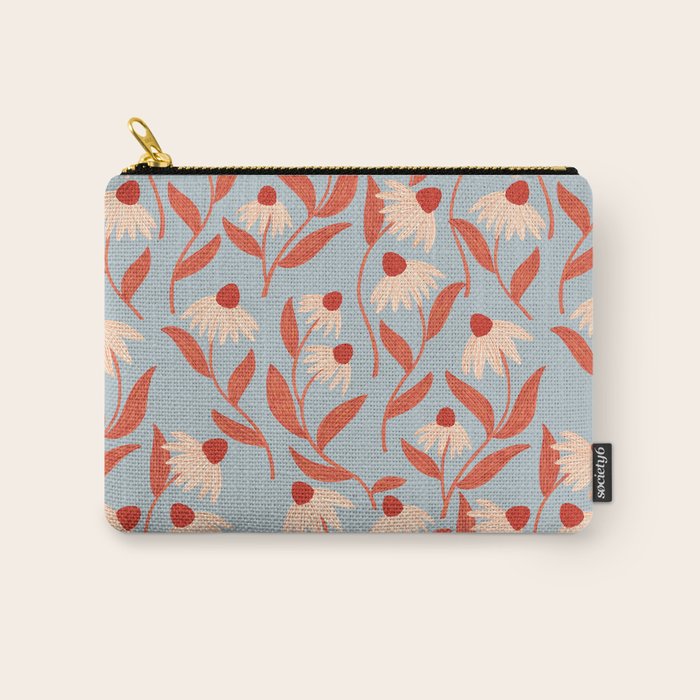 Blue Vase of Daisies Collection Carry All Pouch Gallery Image 1