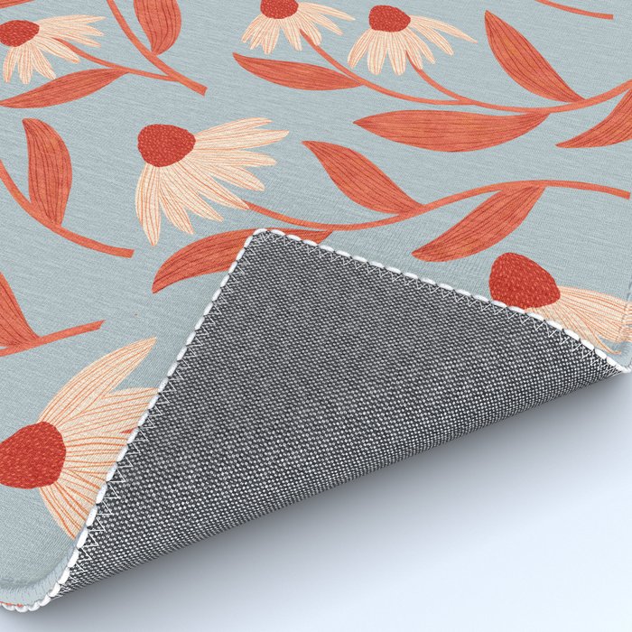 Blue Vase of Daisies Collection Rug Gallery Image 4