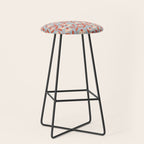 Blue Vase of Daisies Collection Stool Gallery Image 1