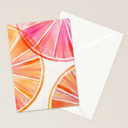 Summer Citrus Party Watercolor Stationery Card Gallery Image 2