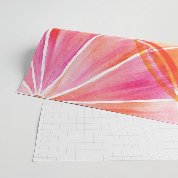 Summer Citrus Party Watercolor Wrapping Paper Gallery Image 2