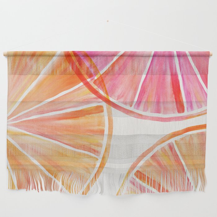 Summer Citrus Party Watercolor Wall Hanging Gallery Image 1