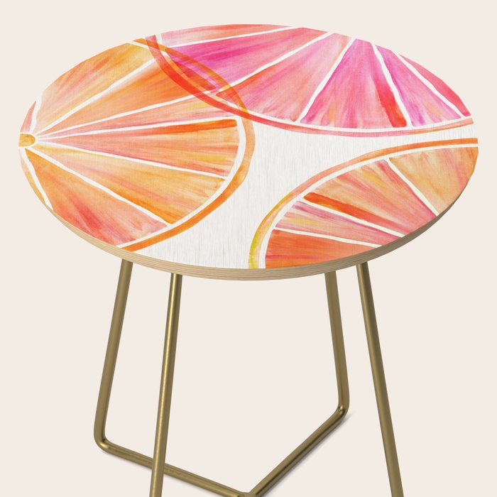 Summer Citrus Party Watercolor Side Table Gallery Image 2