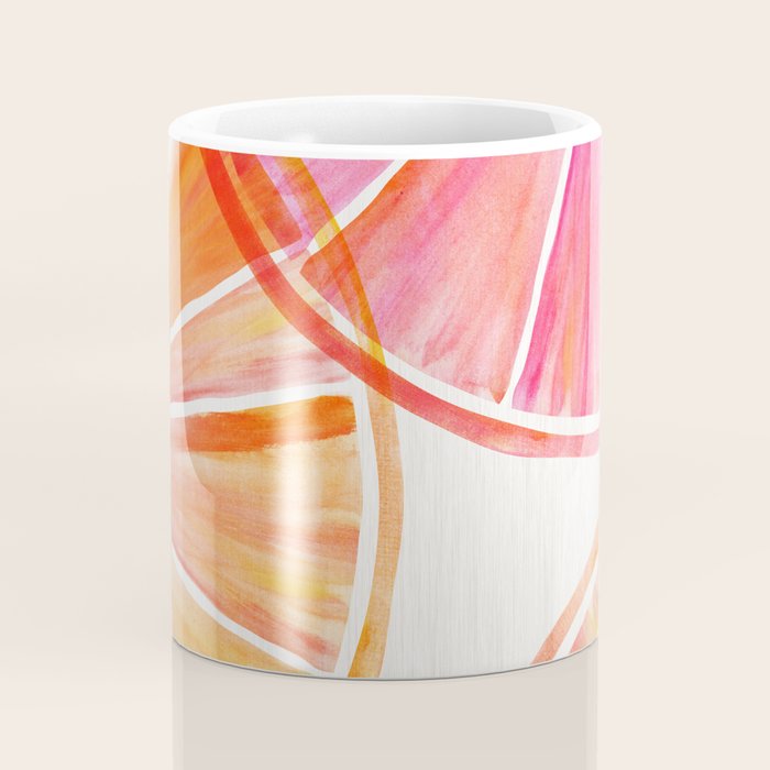 Summer Citrus Party Watercolor Coffee Mug Gallery Image 4