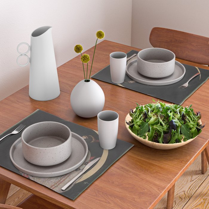 Vintage Fashion Magazine Cover December 1917 Placemat Gallery Image 2