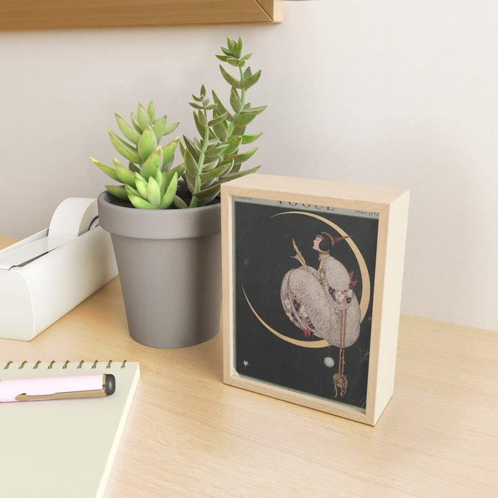 Vintage Fashion Magazine Cover December 1917 Mini Art Print Gallery Image 2