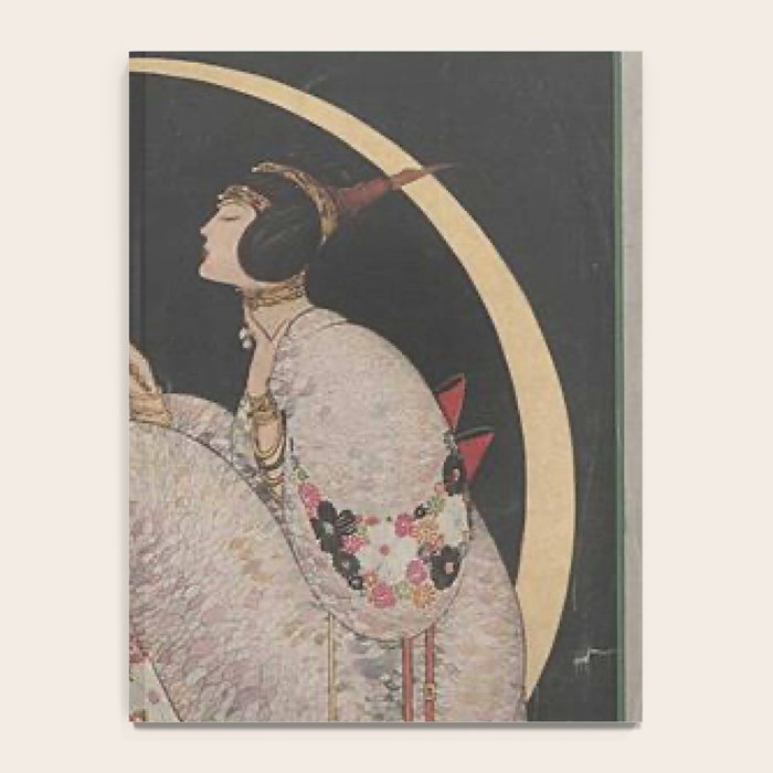 Vintage Fashion Magazine Cover December 1917 Notebook Gallery Image 4