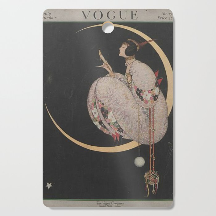 Vintage Fashion Magazine Cover December 1917 Cutting Board Gallery Image 1