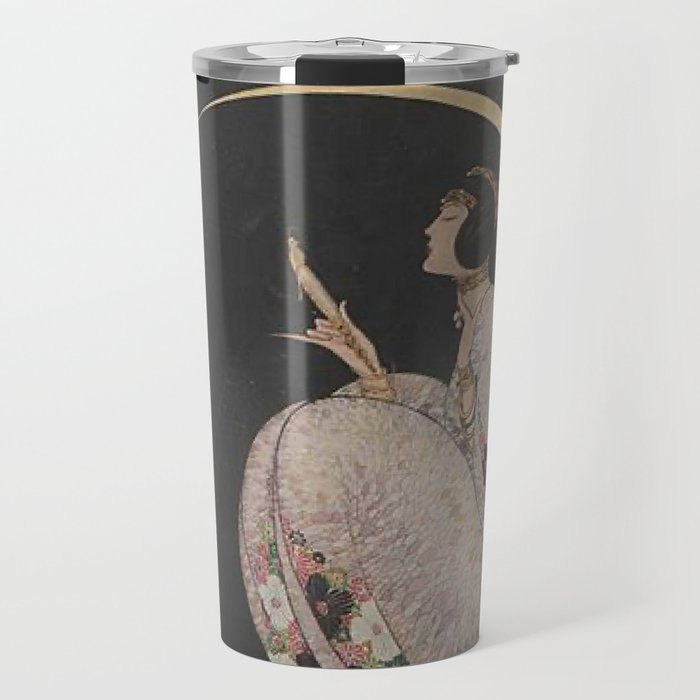 Vintage Fashion Magazine Cover December 1917 Travel Mug Gallery Image 1