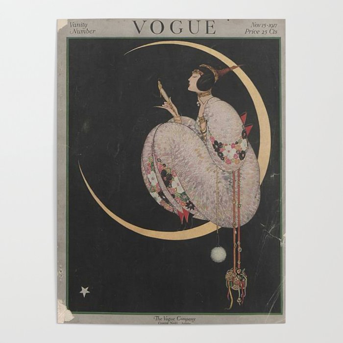 Vintage Fashion Magazine Cover December 1917 Poster Gallery Image 1