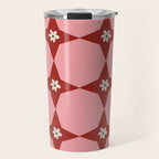 Flower Tile I Travel Mug Gallery Image 1