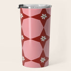 Flower Tile I Travel Mug Gallery Image 3