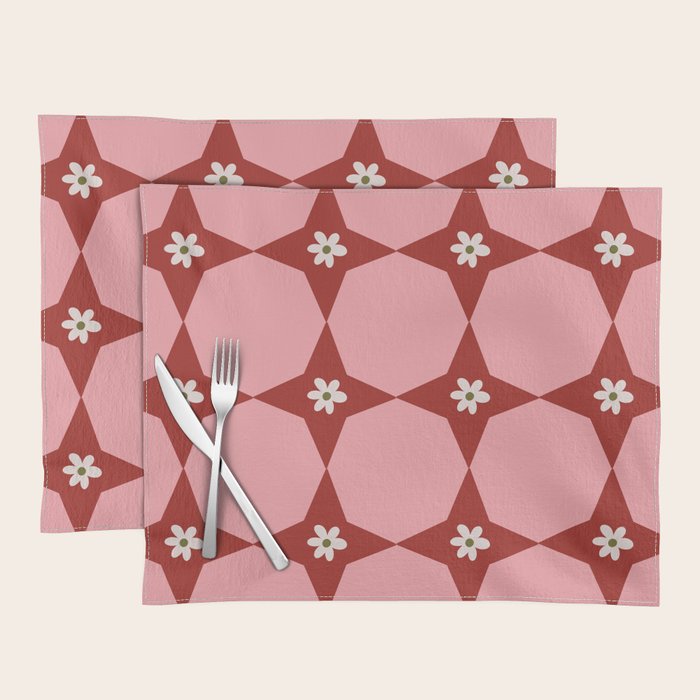 Flower Tile I Placemat Gallery Image 1