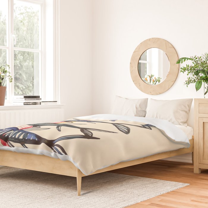Deep Sea Stripes Duvet Cover Gallery Image 2