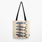 Deep Sea Stripes Tote Bag Gallery Image 2