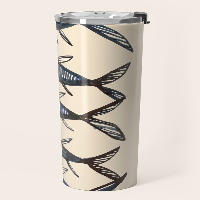 Deep Sea Stripes Travel Mug Gallery Image 2