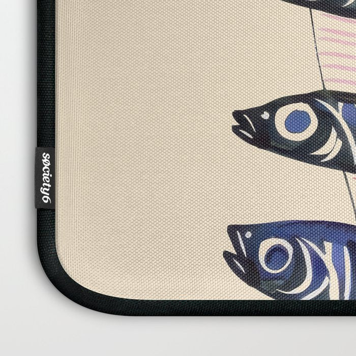 Deep Sea Stripes Laptop Sleeve Gallery Image 3