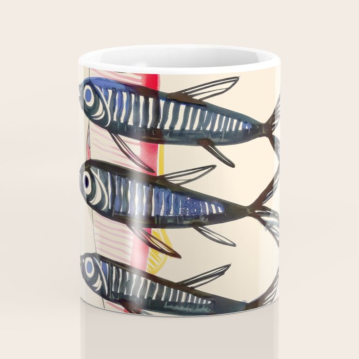 Deep Sea Stripes Coffee Mug Gallery Image 4