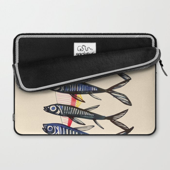 Deep Sea Stripes Laptop Sleeve Gallery Image 2