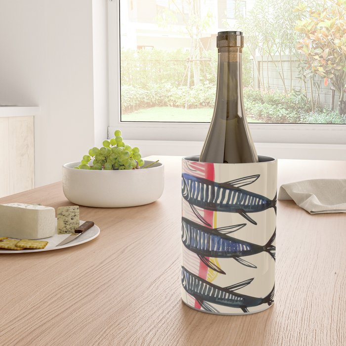 Deep Sea Stripes Wine Chiller Gallery Image 4