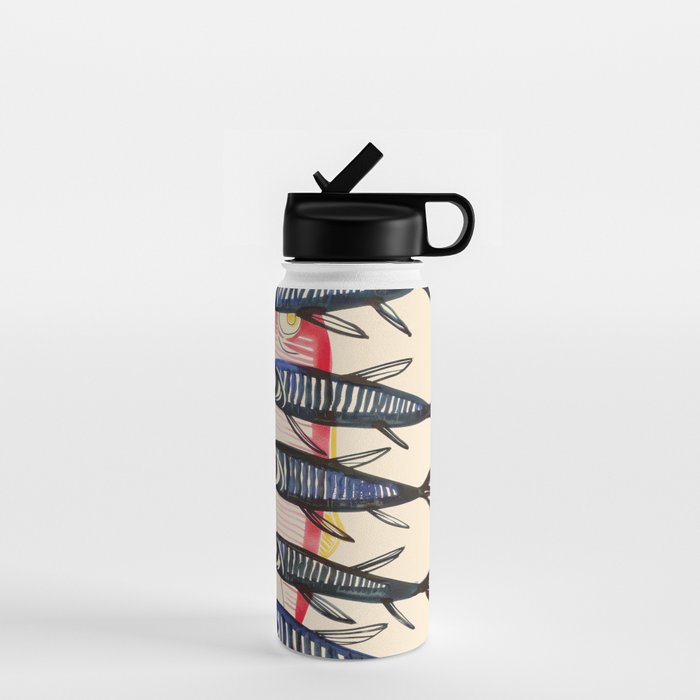 Deep Sea Stripes Water Bottle Gallery Image 1