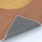 Halfmoon Colorblock - Gold Brown Rug Gallery Image 4