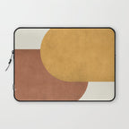Halfmoon Colorblock - Gold Brown Laptop Sleeve Gallery Image 1