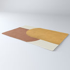 Halfmoon Colorblock - Gold Brown Rug Gallery Image 3