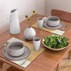 Halfmoon Colorblock - Gold Brown Placemat Gallery Image 2