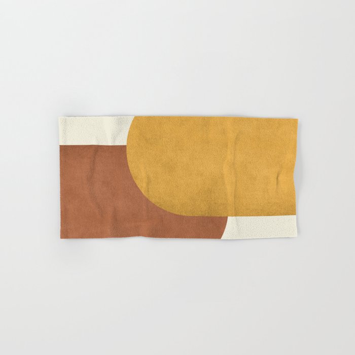 Halfmoon Colorblock - Gold Brown Bath Towel Gallery Image 1