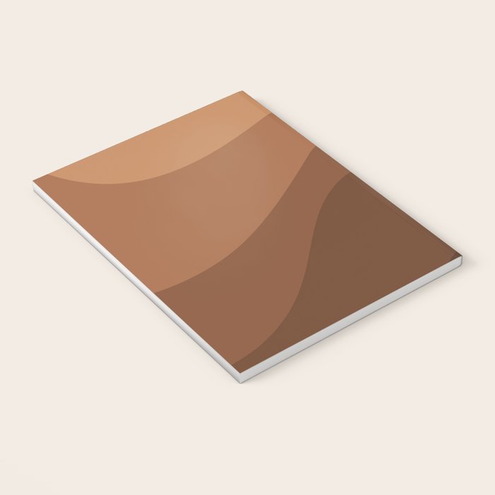 Abstract Color Waves - Desert Tones Notebook Gallery Image 3