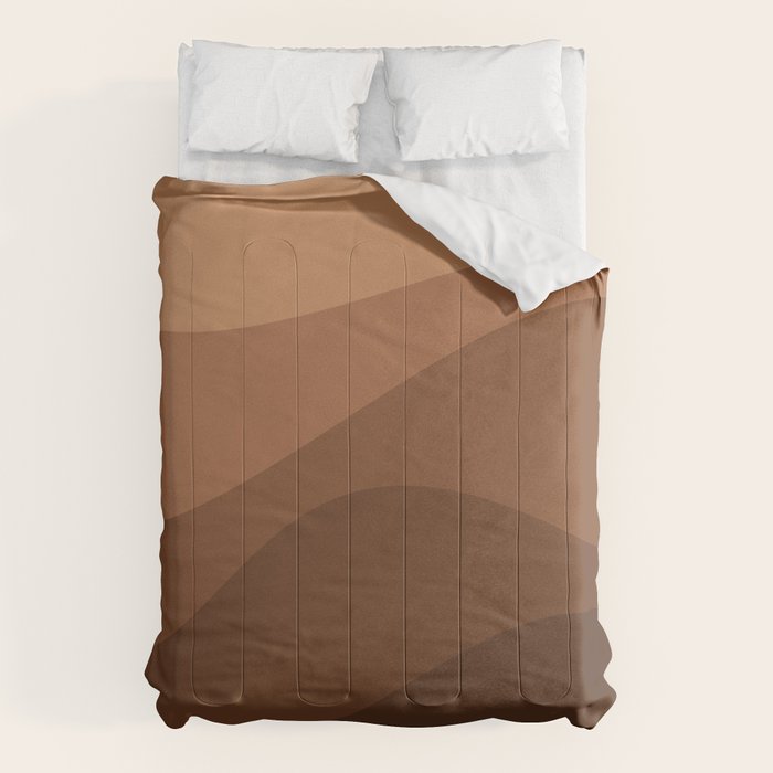 Abstract Color Waves - Desert Tones Comforter Gallery Image 6