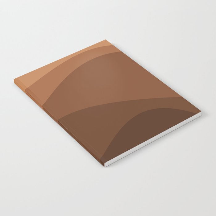 Abstract Color Waves - Desert Tones Notebook Gallery Image 2