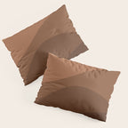 Abstract Color Waves - Desert Tones Pillow Sham Gallery Image 3
