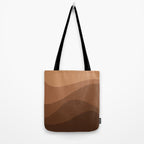 Abstract Color Waves - Desert Tones Tote Bag Gallery Image 2