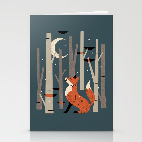 Winter Forest Fox Stationery Card Gallery Image 2