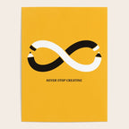 Never stop creating (the infinity pencil) Poster Gallery Image 4