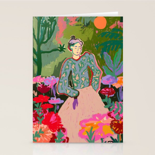 AUTUMN WALK IN THE FOREST Stationery Card Gallery Image 1