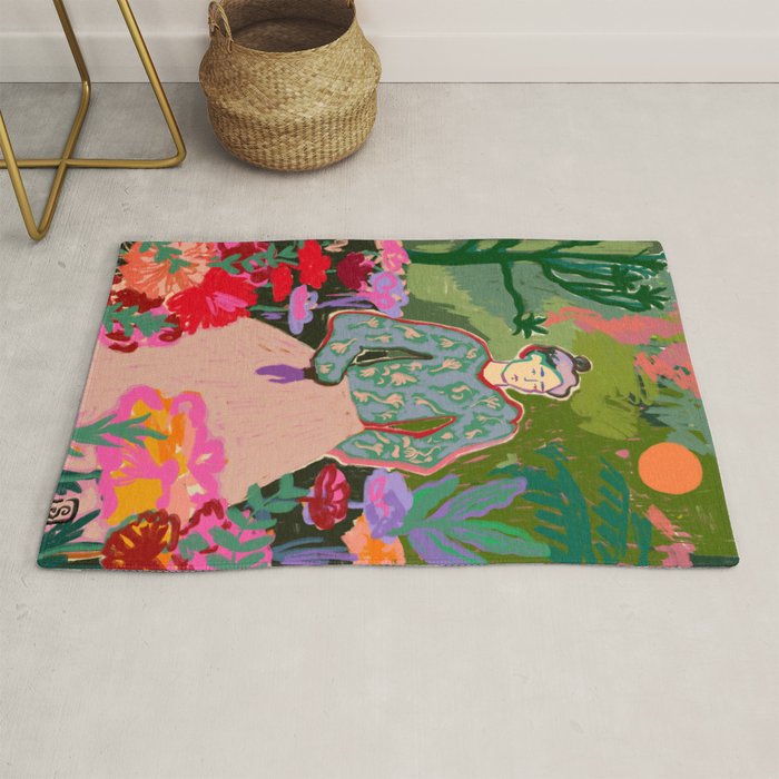 AUTUMN WALK IN THE FOREST Rug Gallery Image 1
