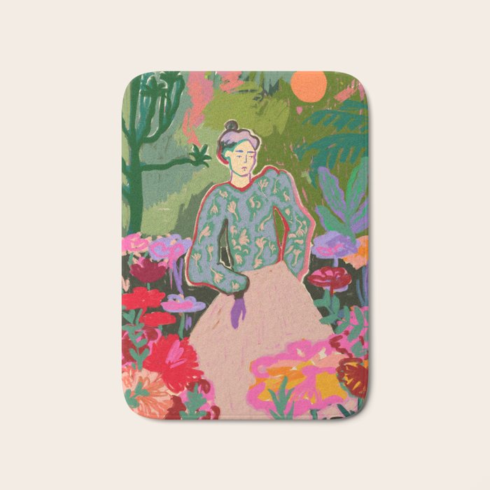 AUTUMN WALK IN THE FOREST Bath Mat Gallery Image 1