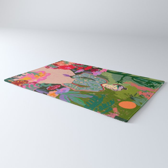 AUTUMN WALK IN THE FOREST Rug Gallery Image 3