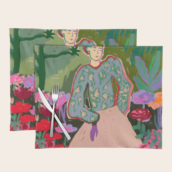 AUTUMN WALK IN THE FOREST Placemat Gallery Image 1