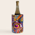 Sunny Life Graffiti Doodle Art by Emmanuel Signorino Wine Chiller Gallery Image 2