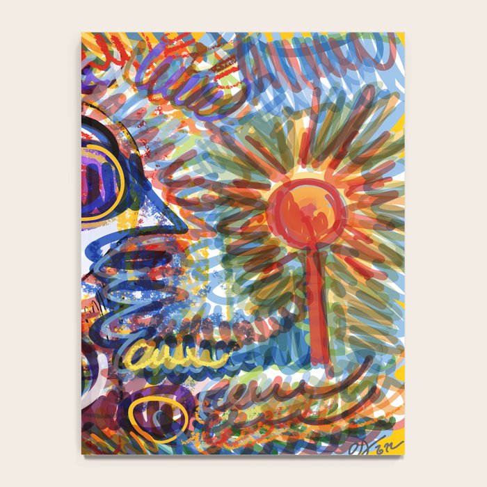 Sunny Life Graffiti Doodle Art by Emmanuel Signorino Notebook Gallery Image 4