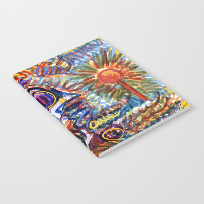 Sunny Life Graffiti Doodle Art by Emmanuel Signorino Notebook Gallery Image 1