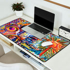 Sunny Life Graffiti Doodle Art by Emmanuel Signorino Desk Mat Gallery Image 2