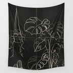 Minimal Window With Potted Plants 3 Wall Tapestry Gallery Image 4